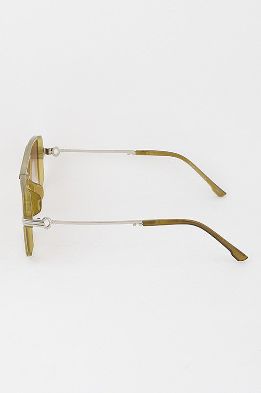 Tinted Aviator  Sunglasses - Alligator Eyes Mardi Gras Sunglasses Gifts and Accessories 
