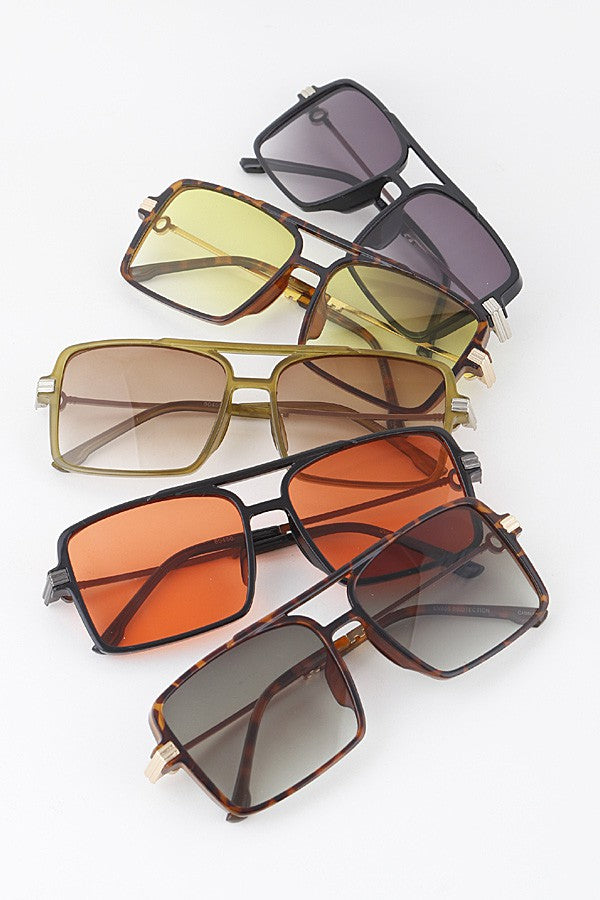 Tinted Aviator  Sunglasses - Alligator Eyes Mardi Gras Sunglasses Gifts and Accessories 