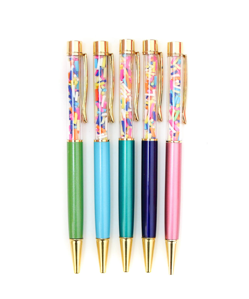 Sprinkle pen  - 1 choose at random - Alligator Eyes Mardi Gras Sunglasses Gifts and Accessories 