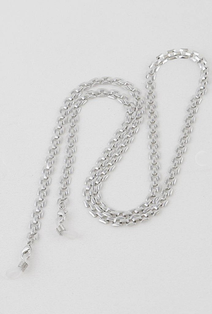 Gator Chain - Decadent Silver  Sunglasses Chain - Alligator Eyes Mardi Gras Sunglasses Gifts and Accessories 