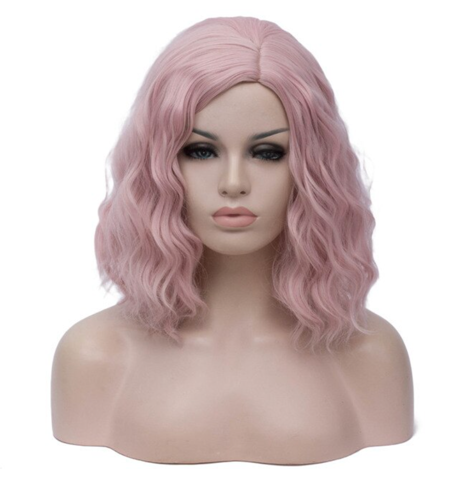 Pink Dream Wig medium length - Alligator Eyes Mardi Gras Sunglasses Gifts and Accessories 