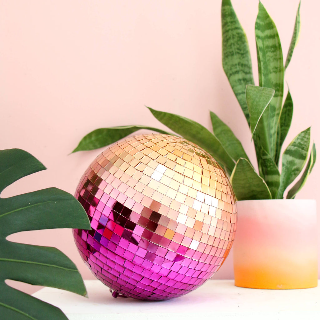 Pink and rose gold disco ball - Alligator Eyes Mardi Gras Sunglasses Gifts and Accessories 