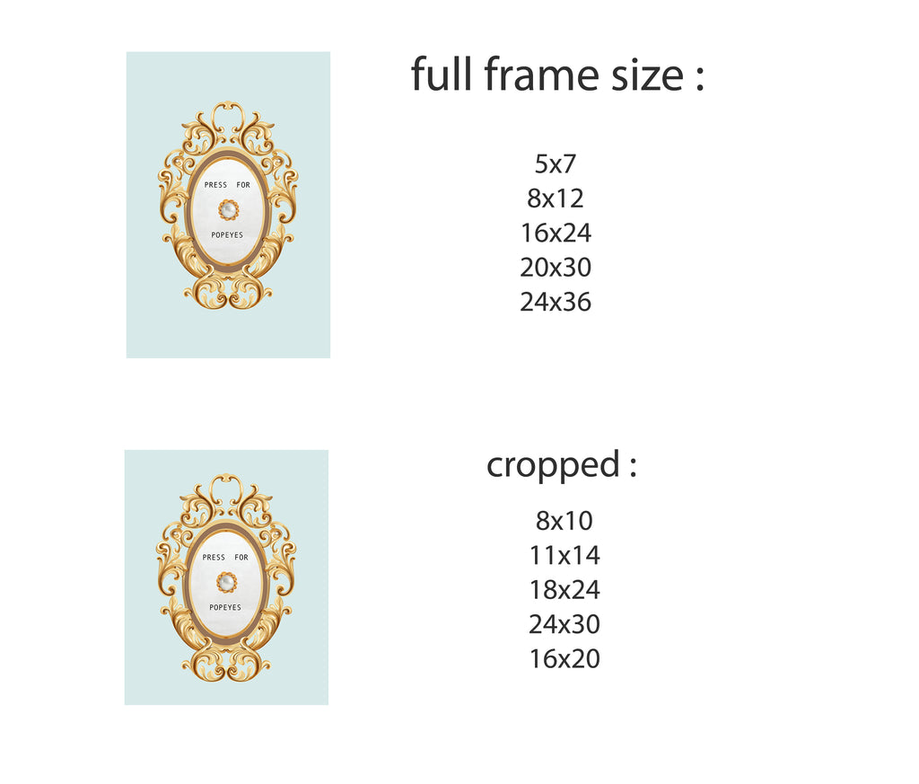 FINE ART PRINT - Choose Size - Press  For Popeyes - Alligator Eyes Mardi Gras Sunglasses Gifts and Accessories 