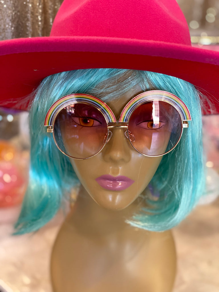 Retro Rainbow - Alligator Eyes Mardi Gras Sunglasses Gifts and Accessories 