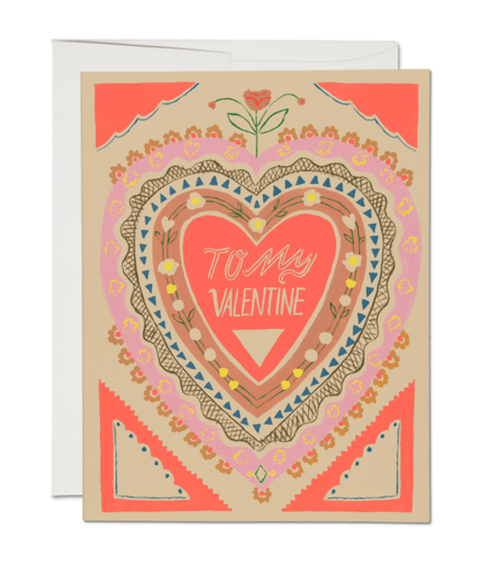 To My Valentine Card - Alligator Eyes Mardi Gras Sunglasses Gifts and Accessories 